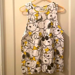 Snoopy and Woodstock Tank Top